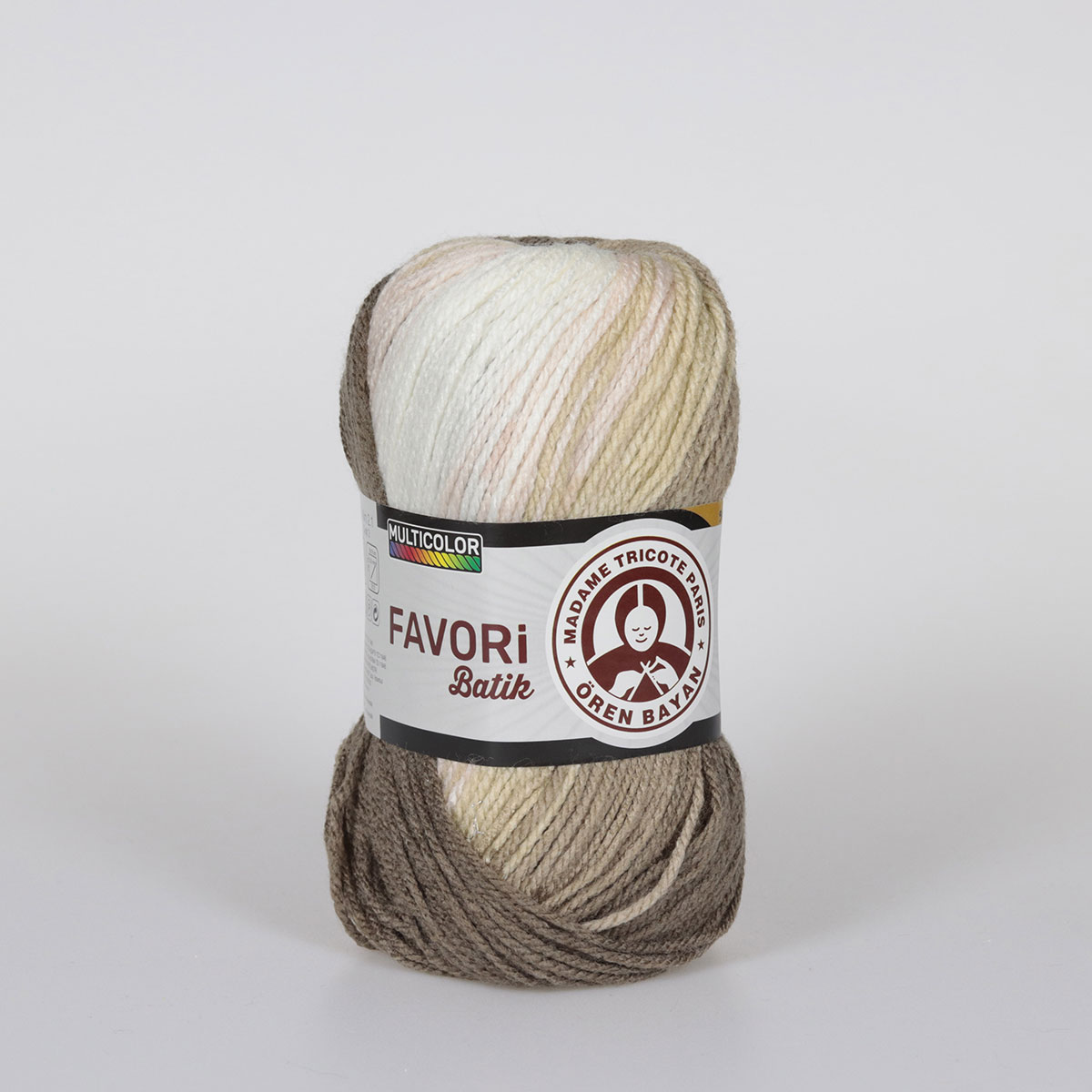 Batik Desenli Tüylenme Karşıtı İplik 5x100g – Yumuşak Doku – Favori Batik #914