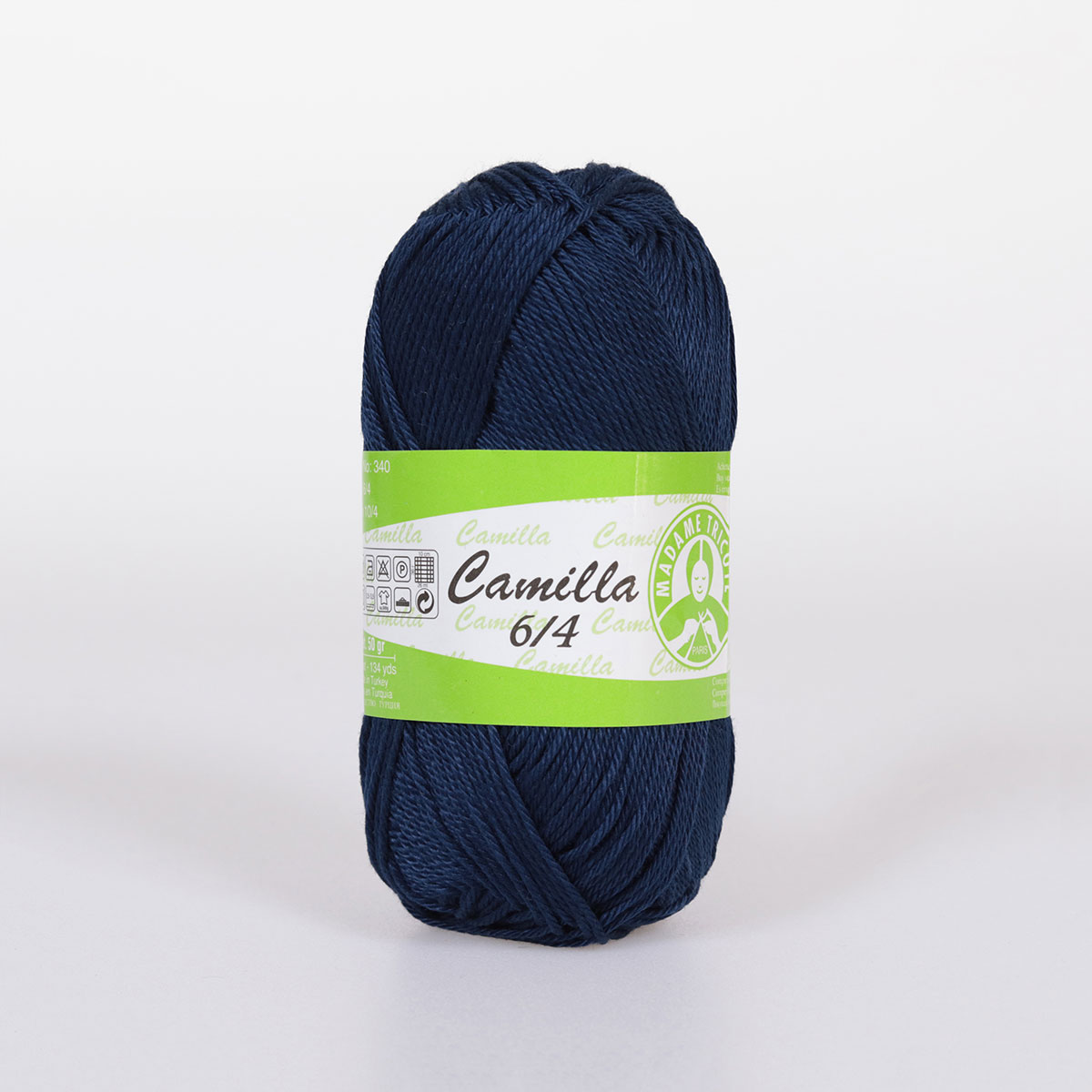 İnce ve Parlak Pamuklu Örgü İpliği 5x50g – Merserize – Camilla #5058