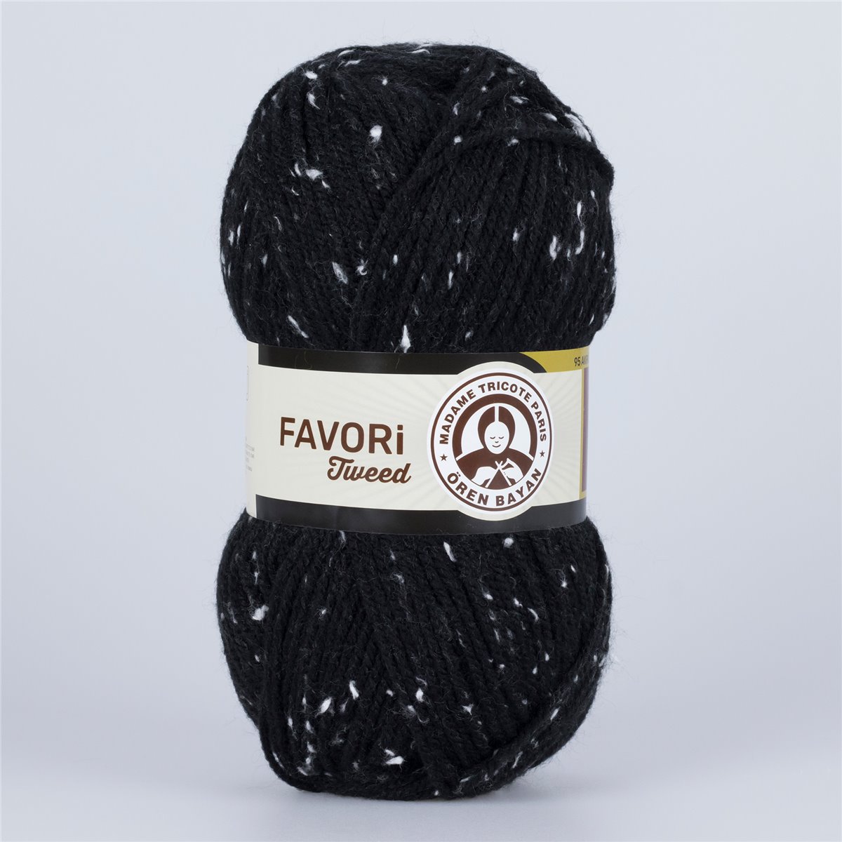 Noktalı Desenli Yumuşak Doku İplik 5x100g – Tüylenme Yapmaz – Favori Tweed #999D