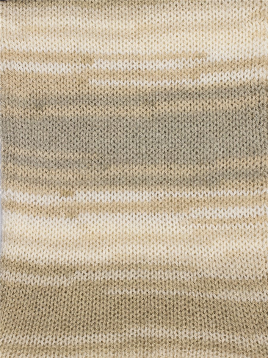 Yün Karışımlı Örgü İpliği 5x100g – Renk Geçişli – İnce ve Hafif – Angora Batik #852