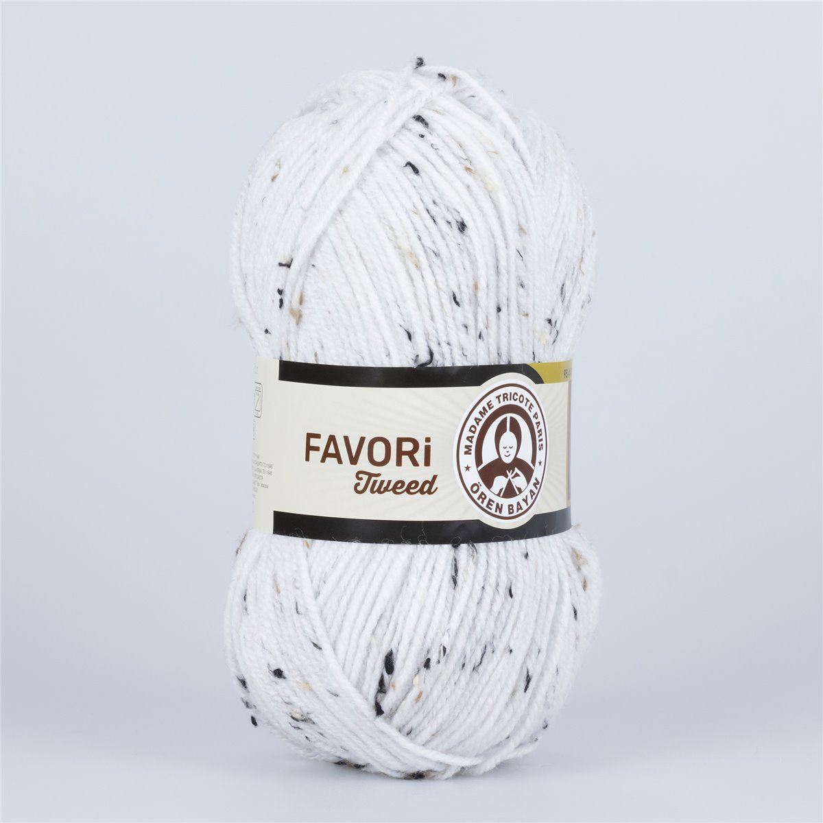 Noktalı Desenli Yumuşak Doku İplik 5x100g – Tüylenme Yapmaz – Favori Tweed #100B