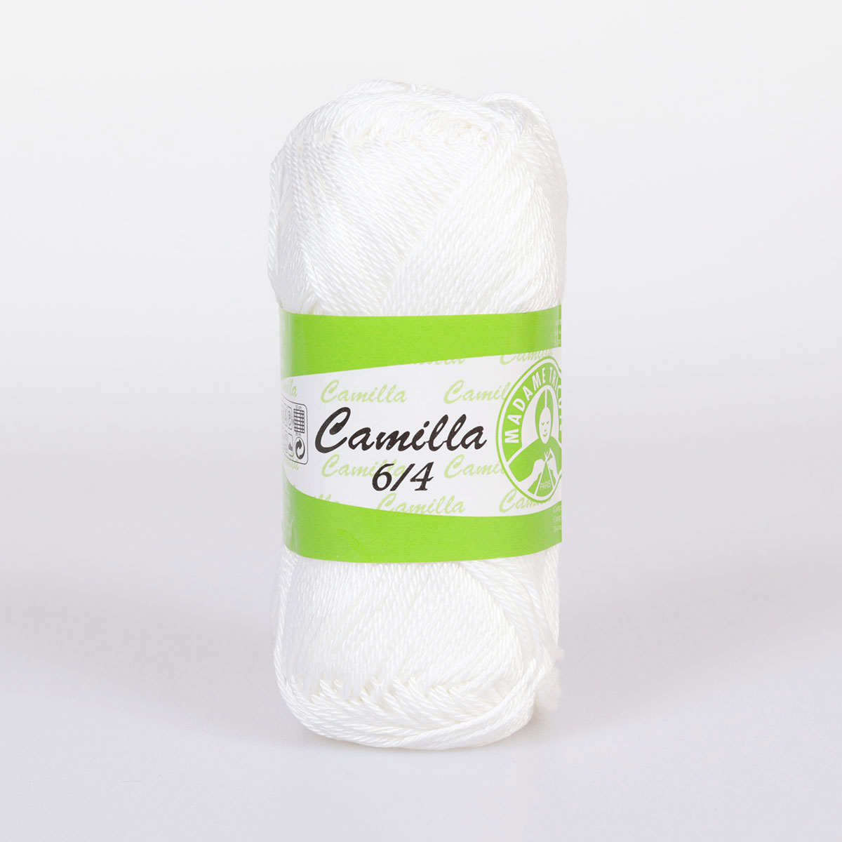 İnce ve Parlak Pamuklu Örgü İpliği 5x50g – Merserize – Camilla #0000