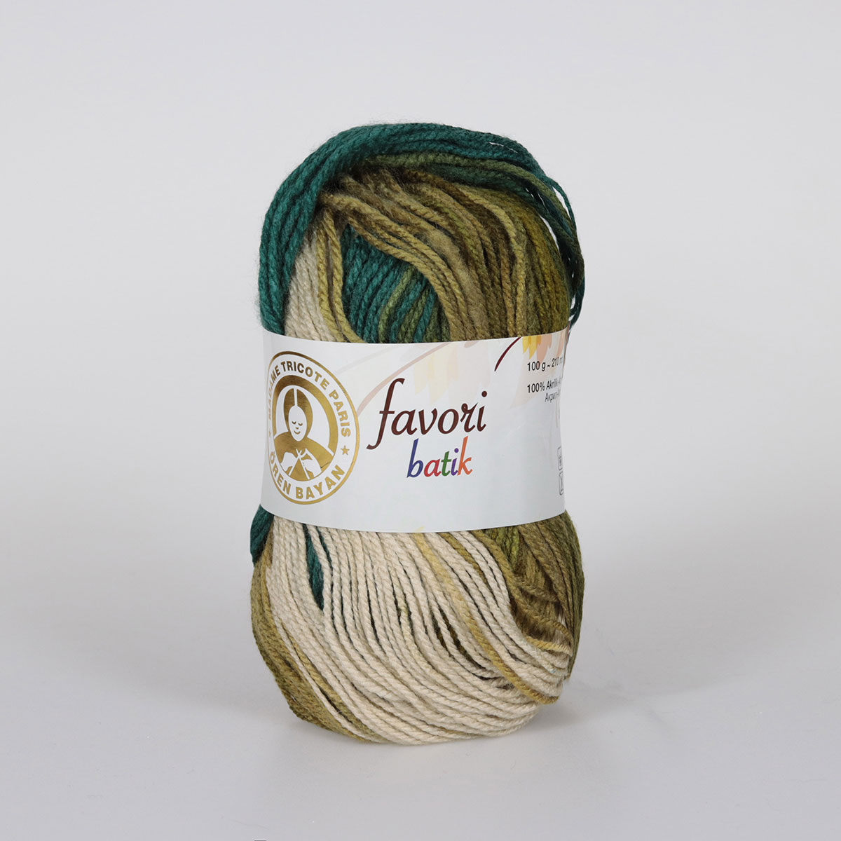 Batik Desenli Tüylenme Karşıtı İplik 5x100g – Yumuşak Doku – Favori Batik #905