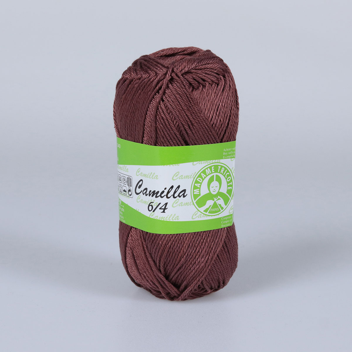 İnce ve Parlak Pamuklu Örgü İpliği 5x50g – Merserize – Camilla #5177