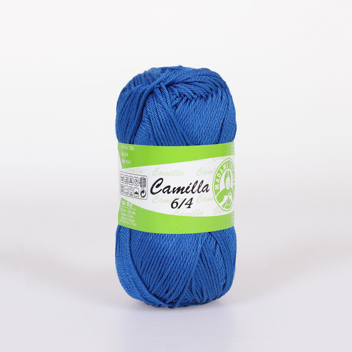 İnce ve Parlak Pamuklu Örgü İpliği 5x50g – Merserize – Camilla #4915