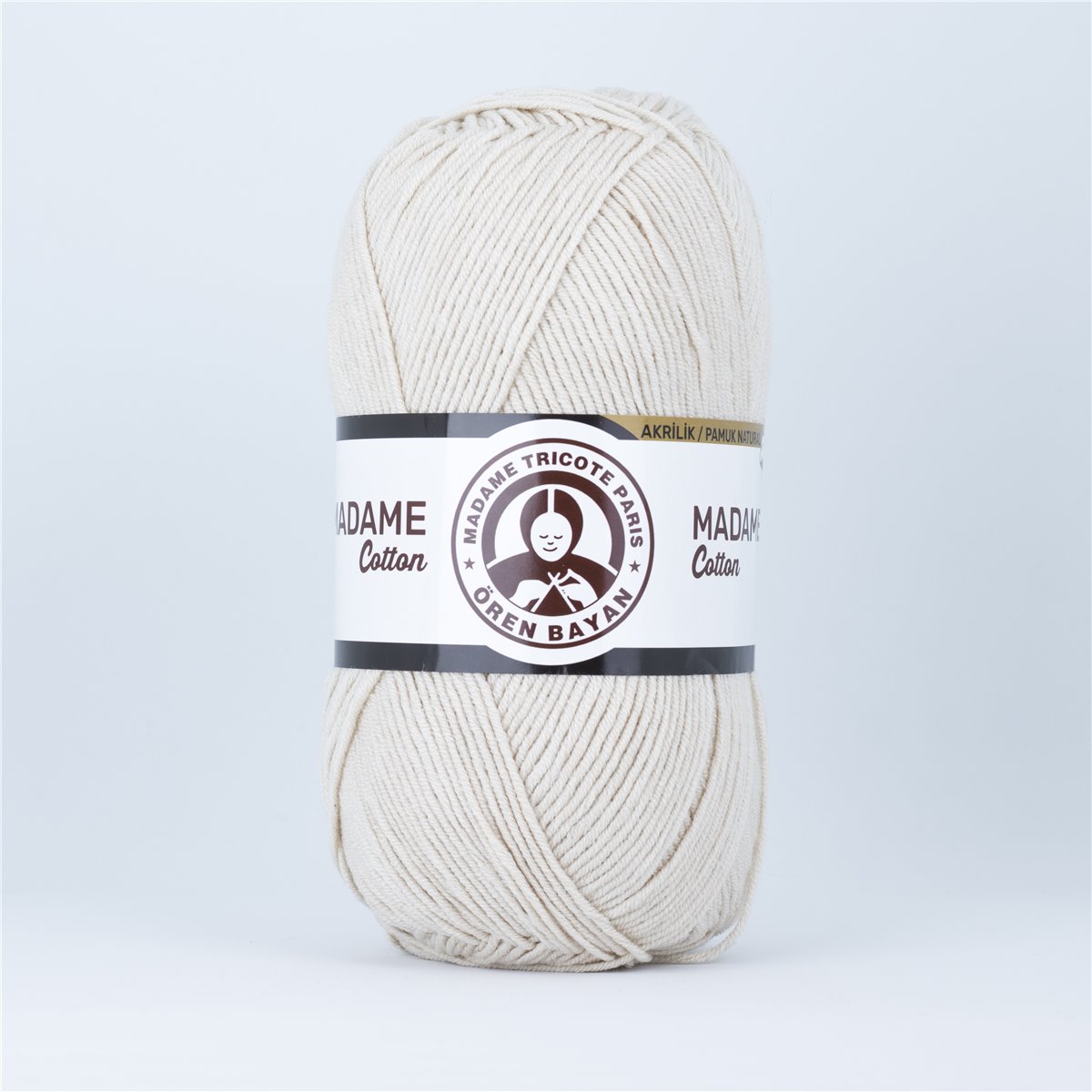 Yumuşak Pamuk Karışımı Örgü İpliği 3x100g – Dört Mevsim Kullanım – Madame Cotton #034