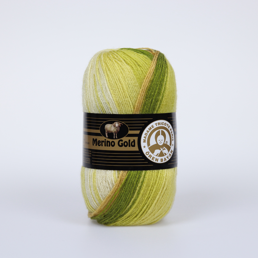 Renk Geçişli Merino Karışımı İplik 5x100g – Yumuşak ve Sıcak – Merino Gold Batik #805