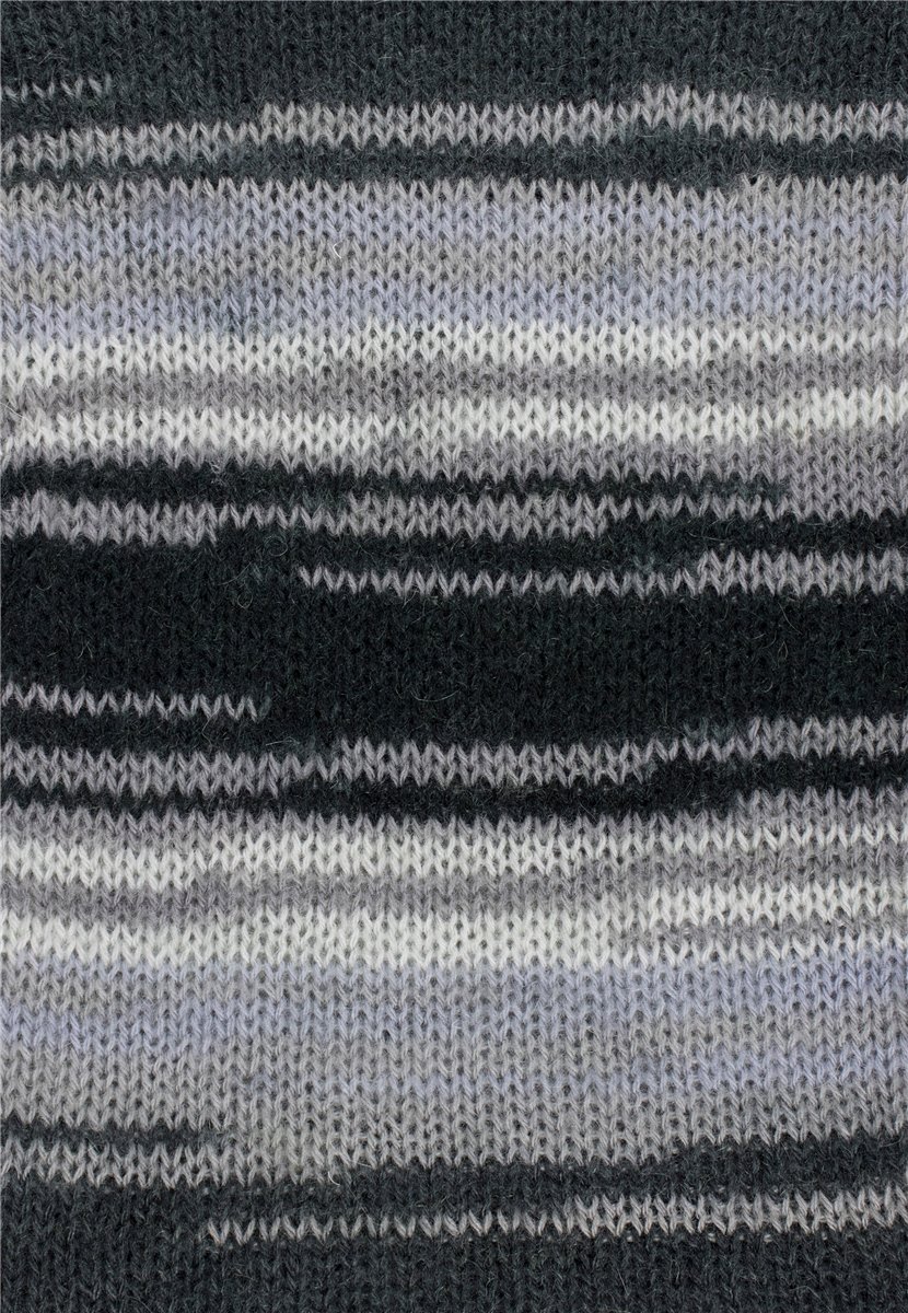Yün Karışımlı Örgü İpliği 5x100g – Renk Geçişli – İnce ve Hafif – Angora Batik #857