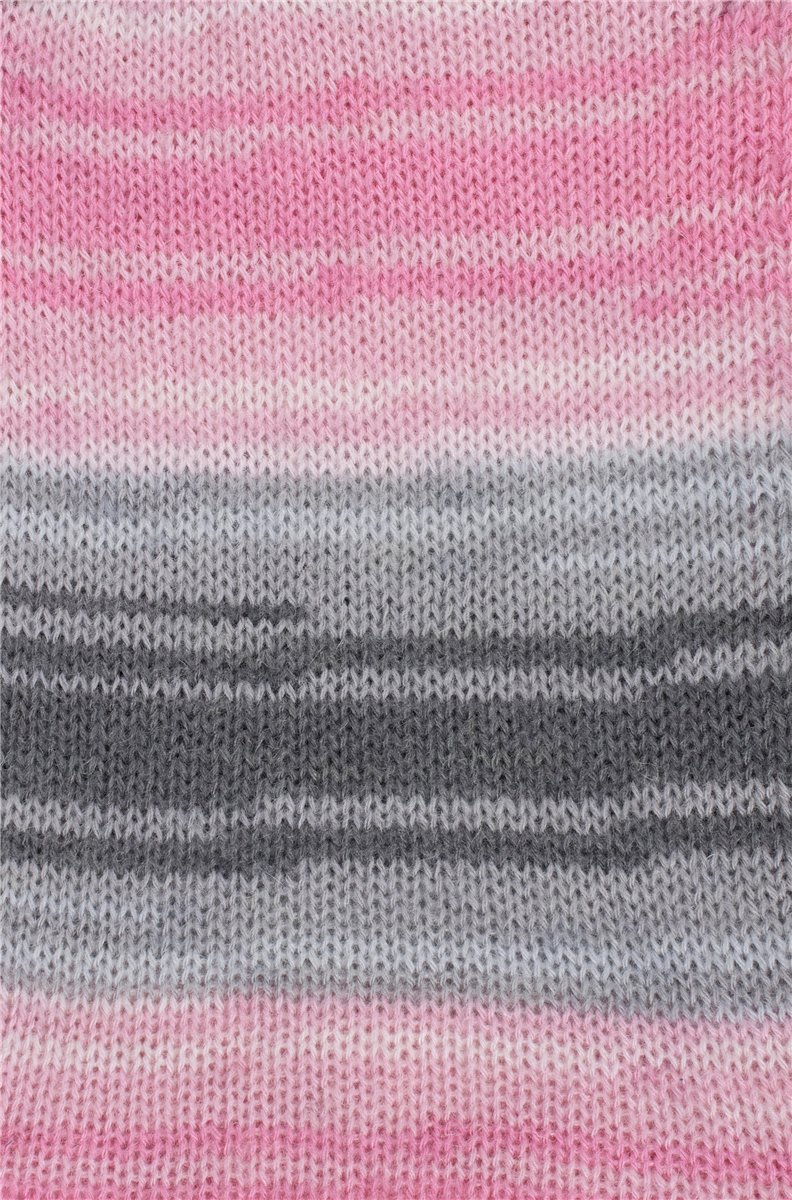 Yün Karışımlı Örgü İpliği 5x100g – Renk Geçişli – İnce ve Hafif – Angora Batik #862