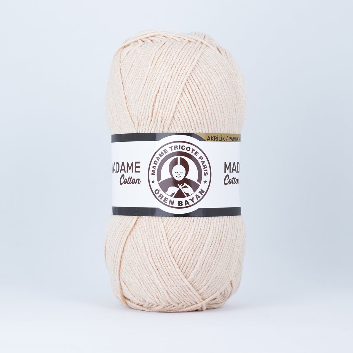Yumuşak Pamuk Karışımı Örgü İpliği 3x100g – Dört Mevsim Kullanım – Madame Cotton #029