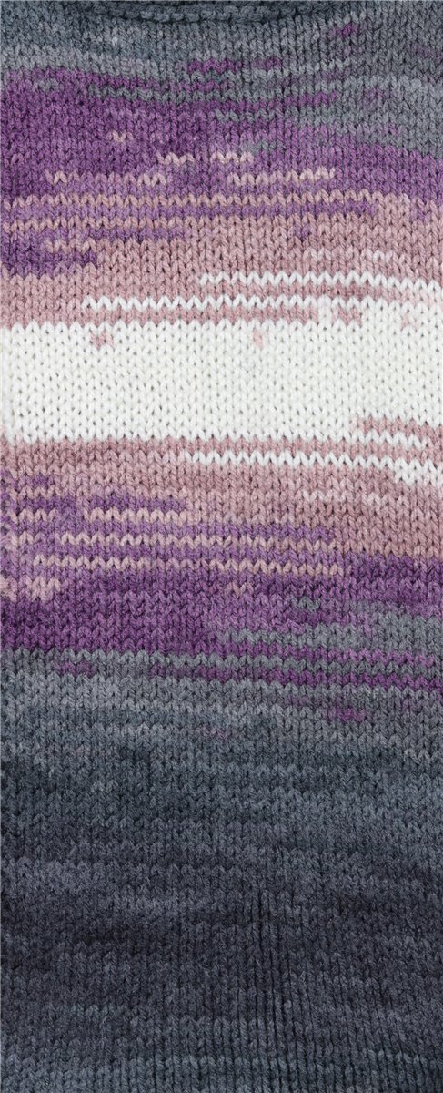 Batik Desenli Tüylenme Karşıtı İplik 5x100g – Yumuşak Doku – Favori Batik #909