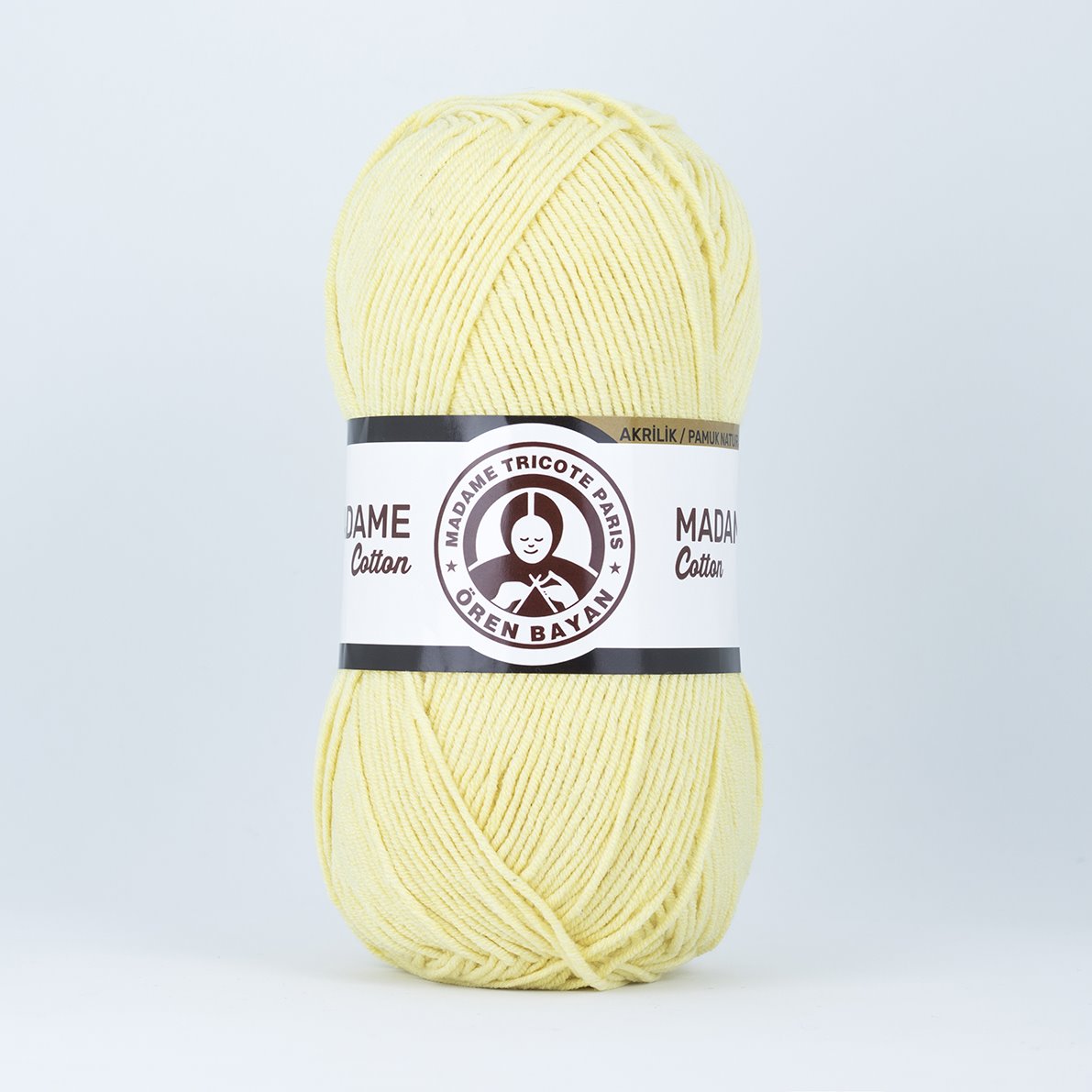 Yumuşak Pamuk Karışımı Örgü İpliği 3x100g – Dört Mevsim Kullanım – Madame Cotton #006